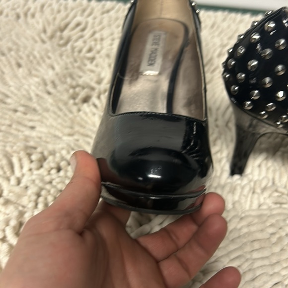 Steve Madden Black Spiked Heels - Picture 3 of 6